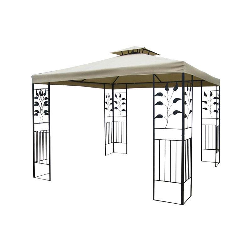 Steel fabricae quadratum velit gazebo cum CULEX Netting