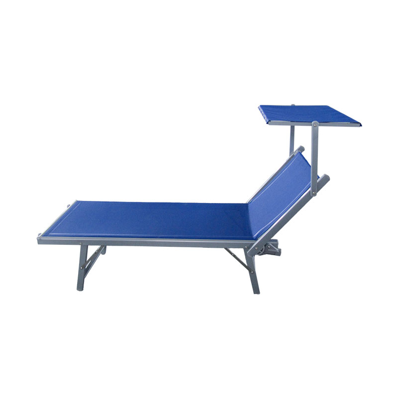 Aluminium Litus Solem Dormiens lectum litus Lounge cum tecto