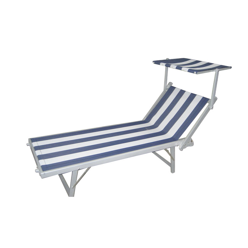 Aluminium Litus Solem Dormiens lectum litus Lounge cum tecto