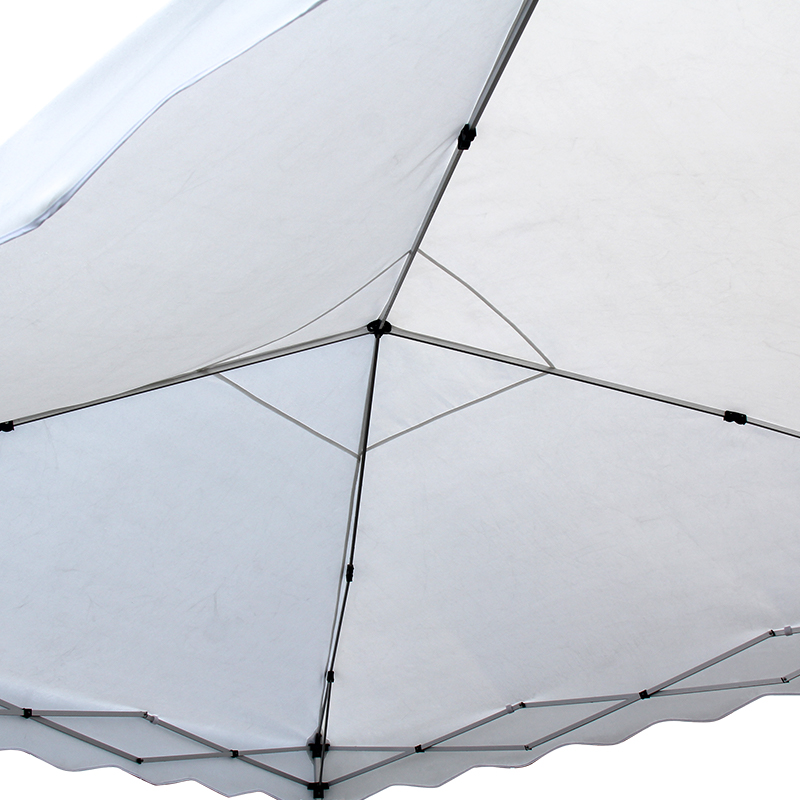 A05-ferro frame nigrum pulveris coating 140g polyester velit folding canopy gazebo