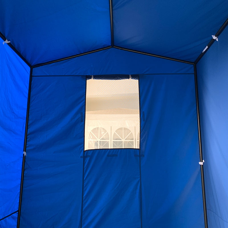 PRAETENDO Torio pro structuram series 50mm aluminium + IV duplex lateribus PVC 520g / M² Tarp ad professionalem necessitates vel cotidiana usum blue