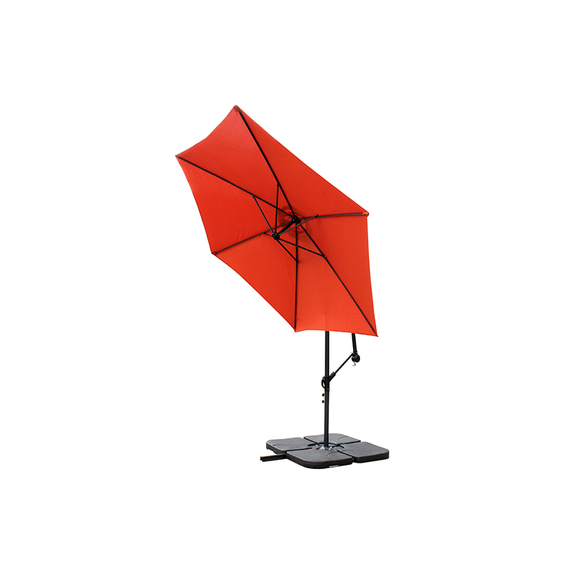 Pap Tentorium umbrella Patio sol umbra Offset Outdoor Market W / Cross Base