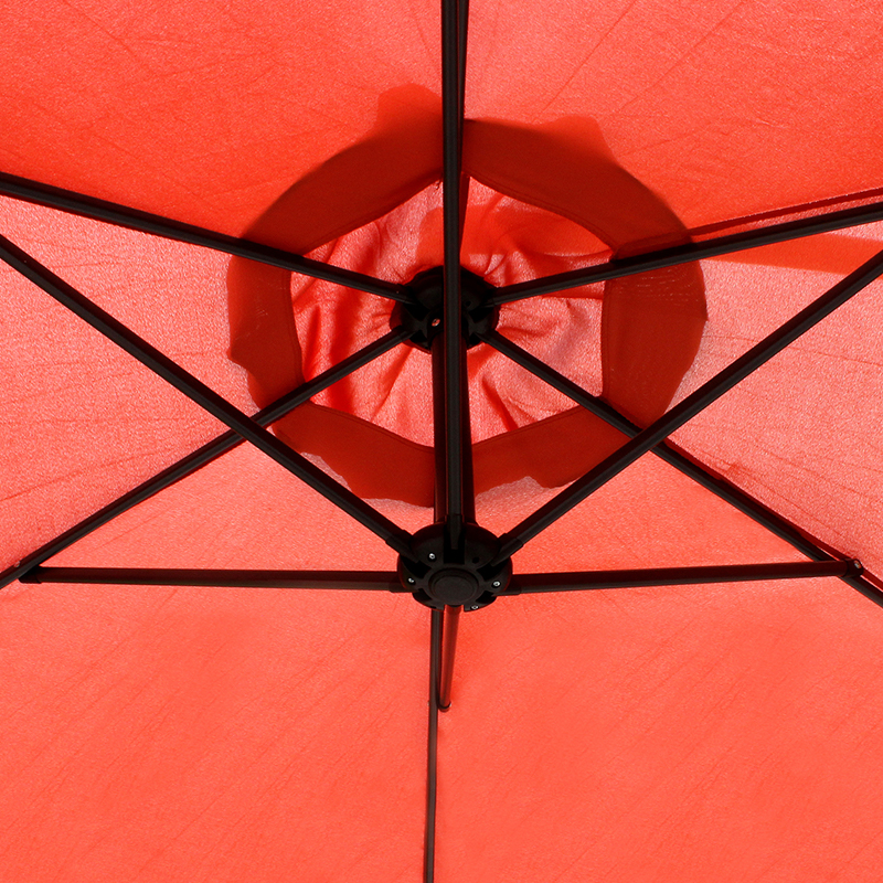 Pap Tentorium umbrella Patio sol umbra Offset Outdoor Market W / Cross Base