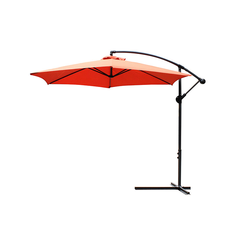 Pap Tentorium umbrella Patio sol umbra Offset Outdoor Market W / Cross Base